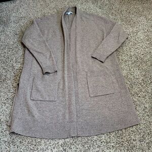 Athleta Spirit Wool Cashmere Tunic Cardigan- L